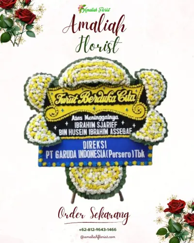 Papan Bunga Duka di Ungasan