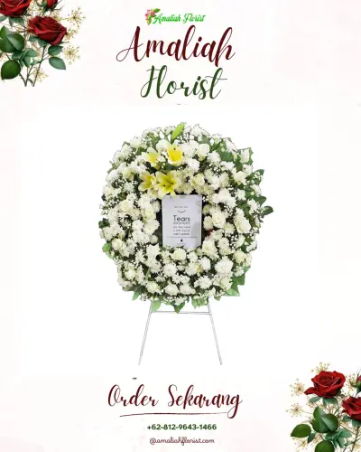 Krans Bunga Duka Cita di Ungasan